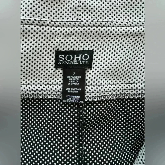 Soho Apparel Ltd Polka Dot Pencil Skirt Size S - Picture 6 of 7